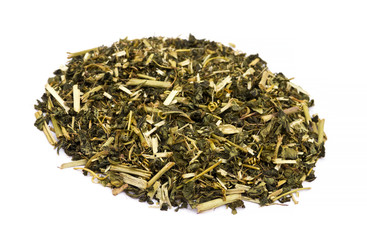 Passiflora tea pile isolated on white background