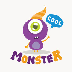 cute Monster Logo