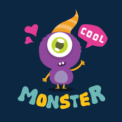 cute Monster Logo