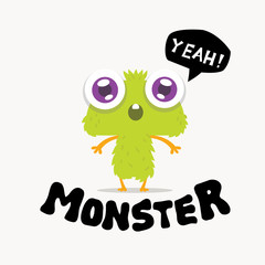 cute Monster Logo
