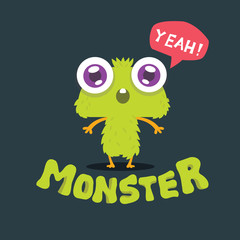 cute Monster Logo
