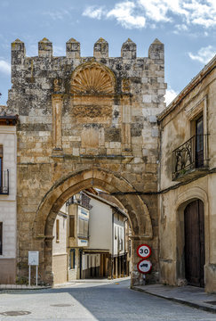Puerta de aguilera, in the town of Berlanga de Duero, Spain