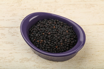 Black lentils