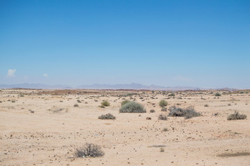 Fototapeta na wymiar Desert Landscape near Swakopmund, Namibia