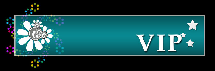 Obraz premium VIP Dark Colorful Neon Horizontal 