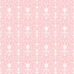 Vector damask seamless pattern background. Classical luxury old fashioned damask ornament, royal victorian seamless texture for wallpapers, textile, wrapping. Exquisite floral baroque template.