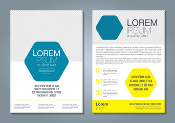 Obraz premium Abstract minimal geometric polygon background for business annual report book cover brochure flyer poster