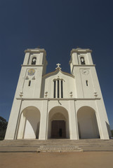 Fototapeta na wymiar Nampula, Mozambique: The imposing Cathedral of Nossa Senhora de Fatima