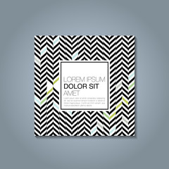 Abstract minimal geometric zigzig design background for book cover brochure flyer poster