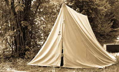 old tent