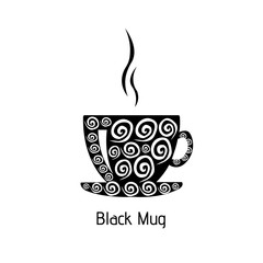 Vector Black Mug vector