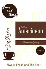 Poster Coffee Americano