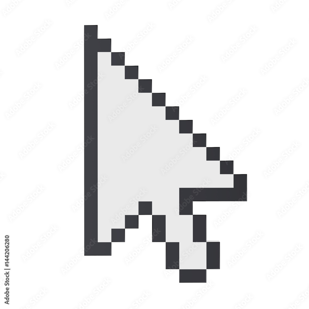 Poster mouse cursor arrow isolated