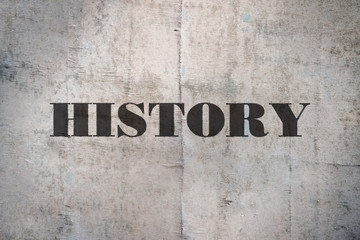 Single word History