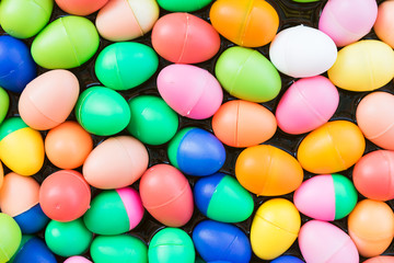 Plastic easter eggs toy for children's