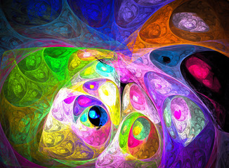 fractal rainbow hole