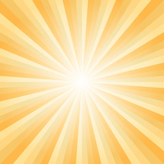 Obraz premium Abstract background. Bright Yellow rays background. Vector 