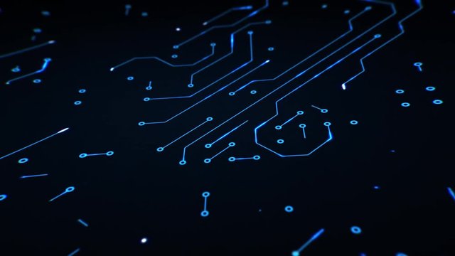 High Tech Computer Circuit Board