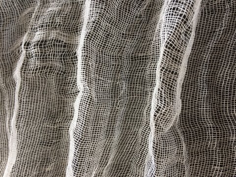 Gauze Fabric Pattern Closeup.