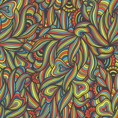 Vector flower seamless pattern element. Elegant texture for backgrounds. Classical luxury old fashioned floral ornament, seamless texture for wallpapers, textile, wrapping.