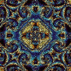 Fototapeta na wymiar Seamless mosaic pattern