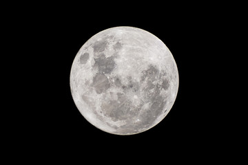 Obraz premium Full moon at largest also called supermoon