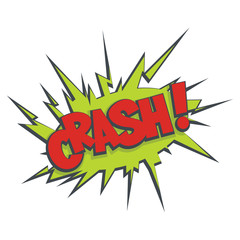 Comic cartoon booble cloud speech isolated on white background