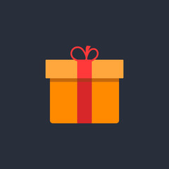 gift box flat design