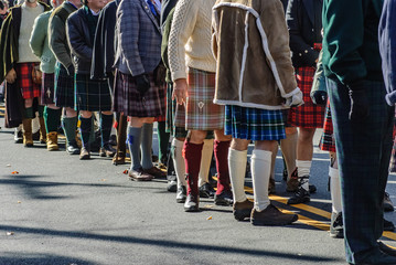 The annual Scottish Christmas Walk.