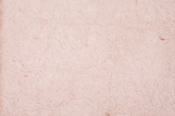 Texture of pink natural fiber paper, old paper
