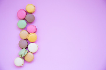 Fototapeta na wymiar sweets, background, Macaron 