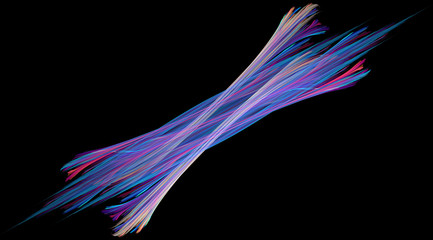 Colorful abstract fractal illustration 