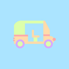 Transportation Golf Cart flat icon