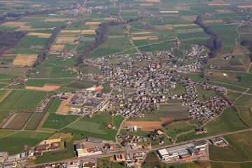 Hitzkirch Kanton Luzern Schweiz Luftbild