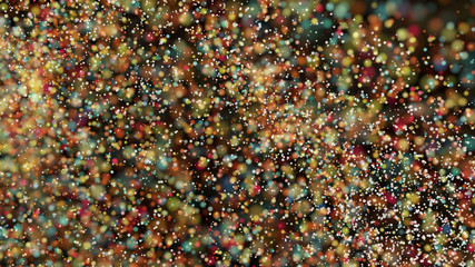 Beautiful colorful bokeh blurred background defocused lights