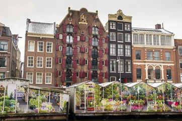 Plexiglas foto achterwand amsterdamse bloemenmarkt © Florian Villesèche