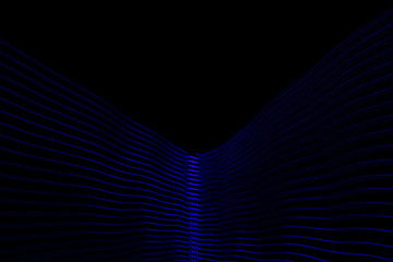 abstract V blue