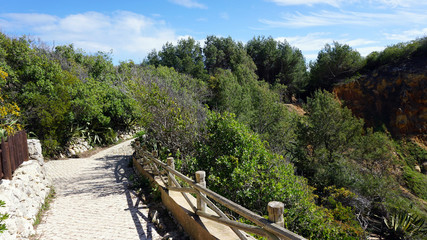 rocks of marinha beach