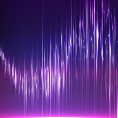 Abstract random glowing lines background. Colorful stripes. Technological cyberspace background.