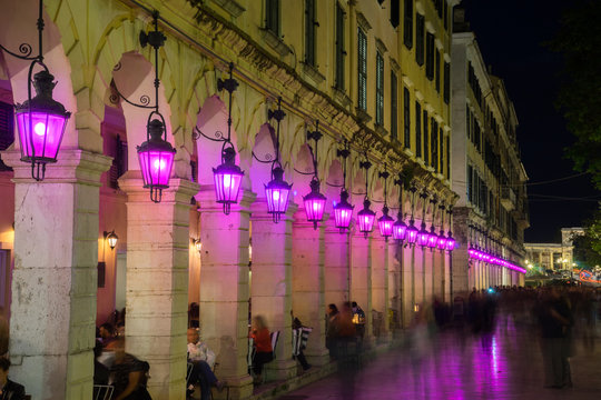 Holy week, Liston Square, Corfu, Greece