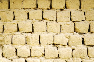 "Background of clay bricks "!