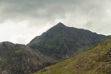 Peak of mount Snowdon
