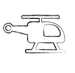 helicopter transport isolated icon vector illustration design