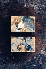 turmeric charcoal handmade natural soap