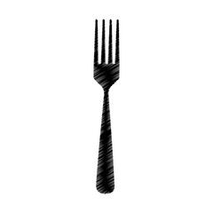 fork kitchen cutlery isolated icon vector illustration design