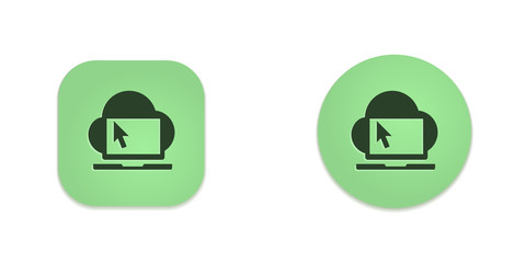 Vector Green Web Buttons