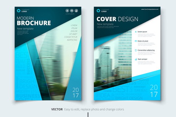 Corporate business annual report cover, brochure or flyer design. Leaflet presentation. Catalog with Abstract geometric background. Modern publication poster magazine, layout, template. A4 size