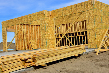 wood frame residential construction.