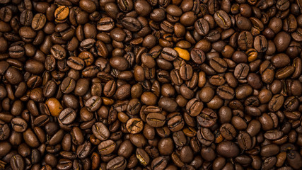 Fototapeta premium Coffee beans texture