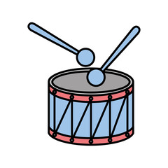 drump instrument isolated icon vector illustration design
